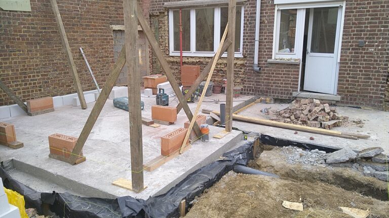 fundatie betonplaat aanbouw (2)